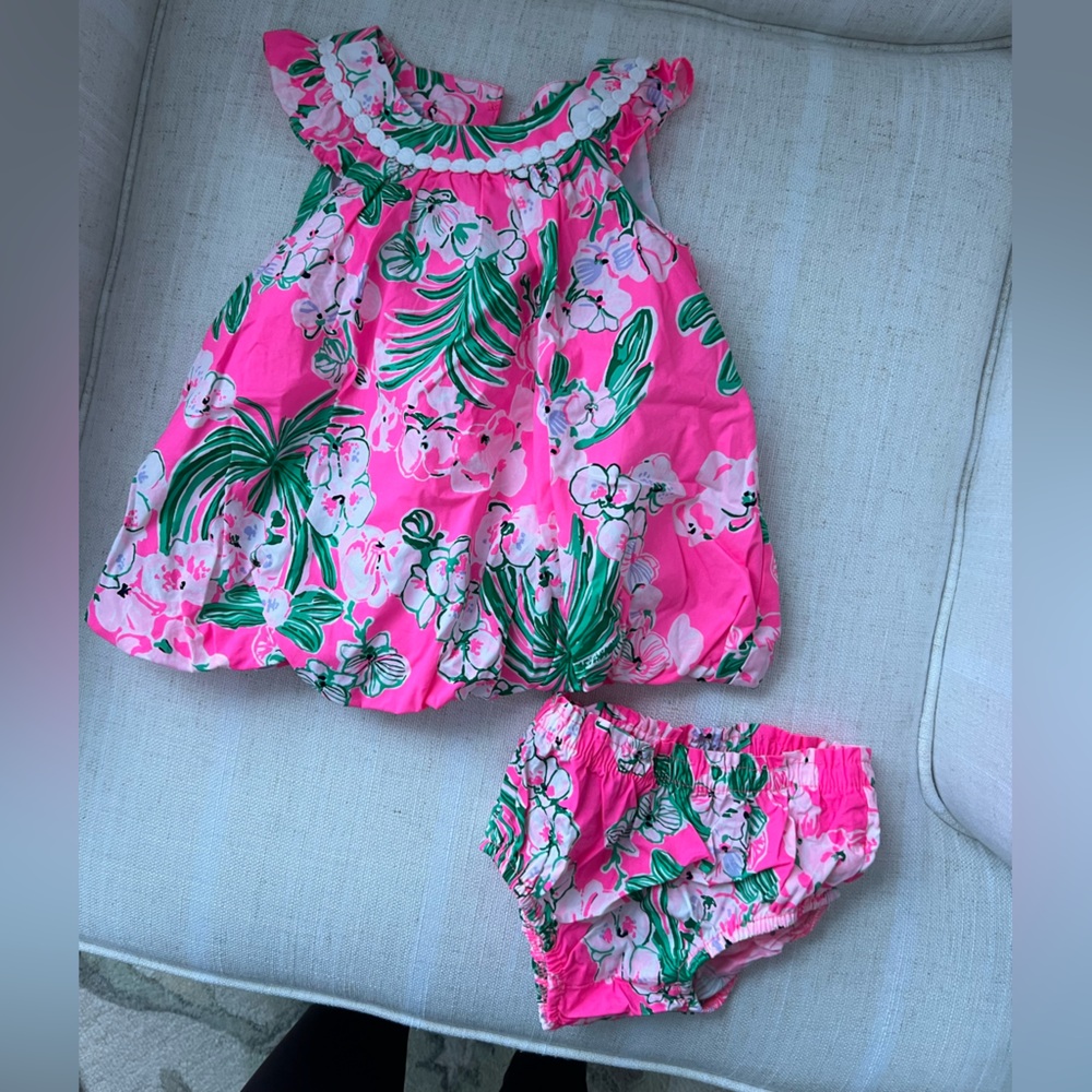 Lilly Pulitzer Dress and Bloomer Set